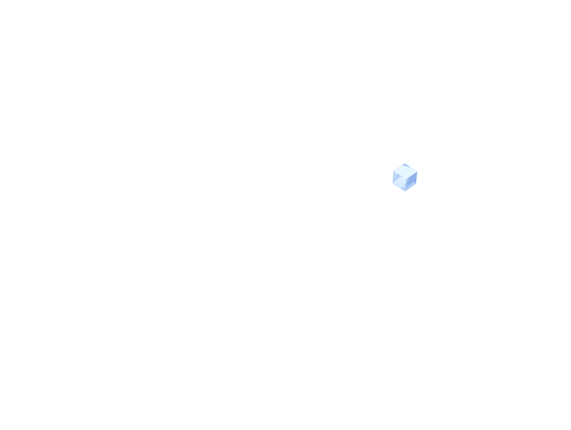 Digital city floating cube
