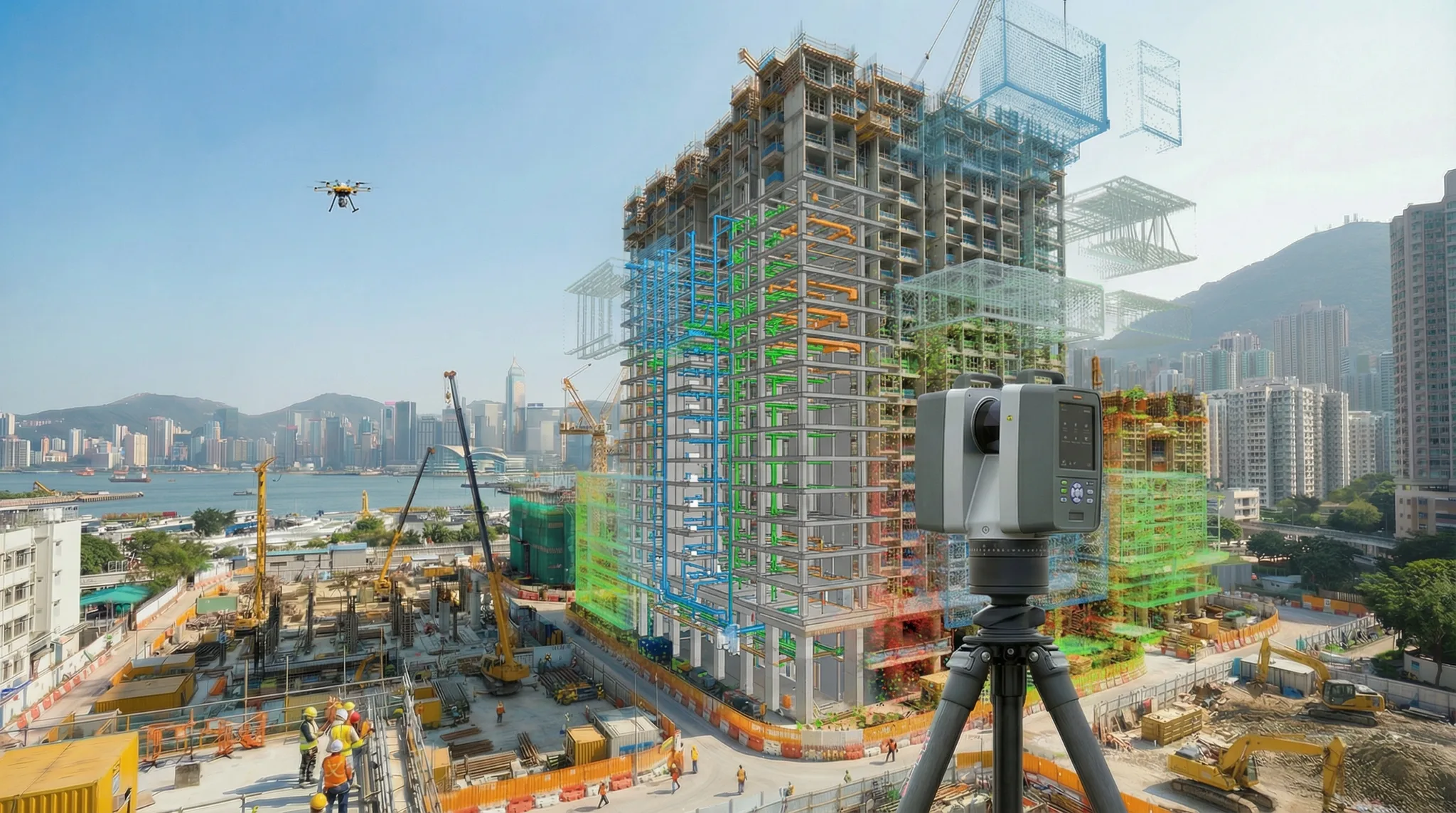 4D LiDAR 施工進度追蹤與工地安全監察：為何香港承建商正在轉用新方案